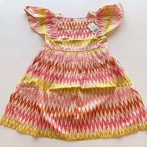 Mini Boden Girl Printed Woven Dress 6-7 Years